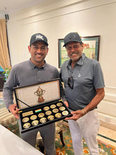 Load image into Gallery viewer, Captain Kapil Dev presenting MS Dhoni with his own collection #7 of #1983