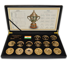 Load image into Gallery viewer, Celebrating 1983 and India&#39;s Greatest Ever Victory - 40th Anniversary Gold Medallion Collection
